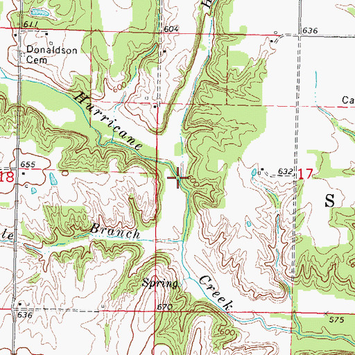 Topographic Map of Hickory Creek, IL