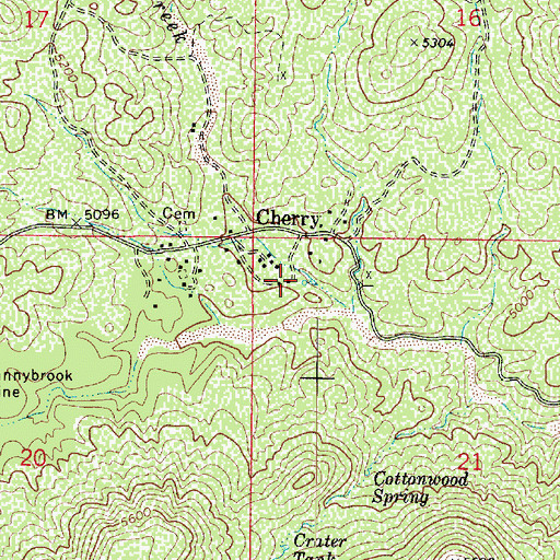Topographic Map of Kay Seep, AZ