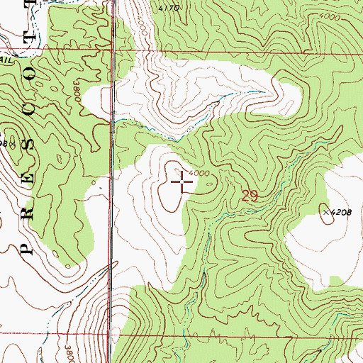 Topographic Map of West Trick Tank, AZ