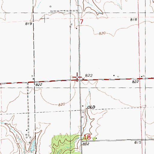 Topographic Map of Hobbs School (historical), IL