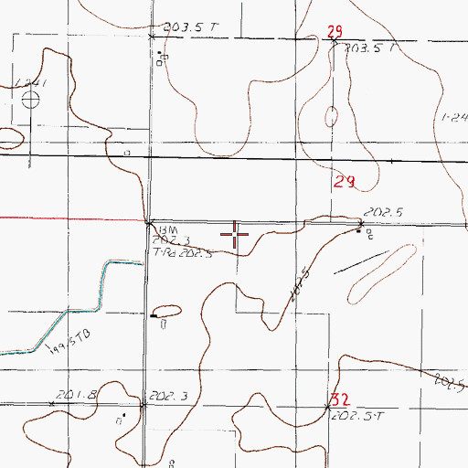 Topographic Map of Hobert School (historical), IL