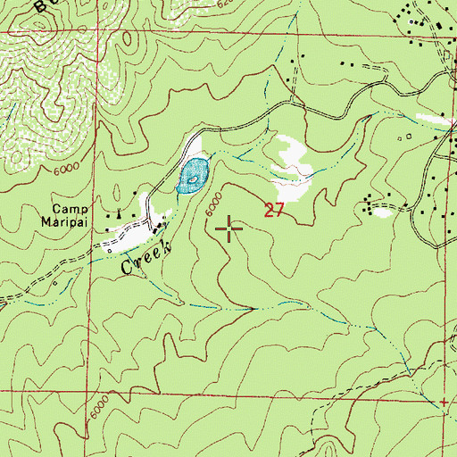 Topographic Map of Groom Creek Forest Service Facility, AZ