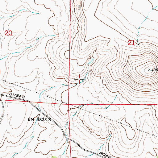 Topographic Map of Severty Nine Tank, AZ