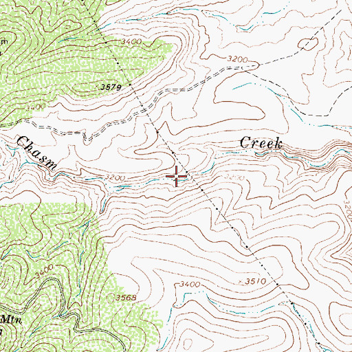 Topographic Map of Dripping Spring, AZ