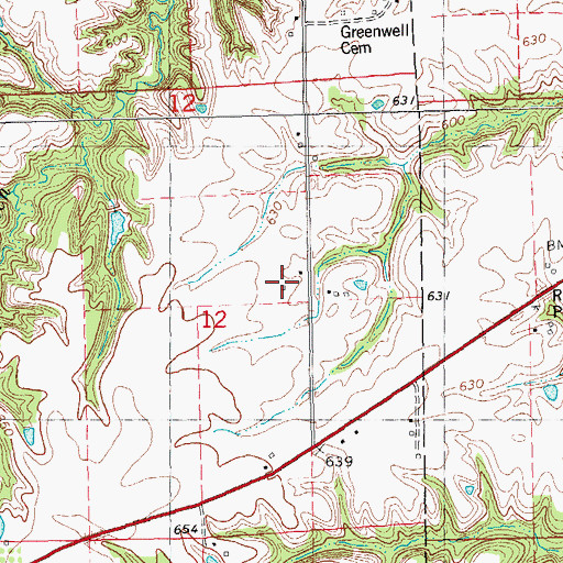 Topographic Map of Howe School (historical), IL