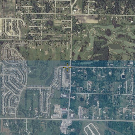 Aerial/Satellite Image of Howe Elementary School, IL