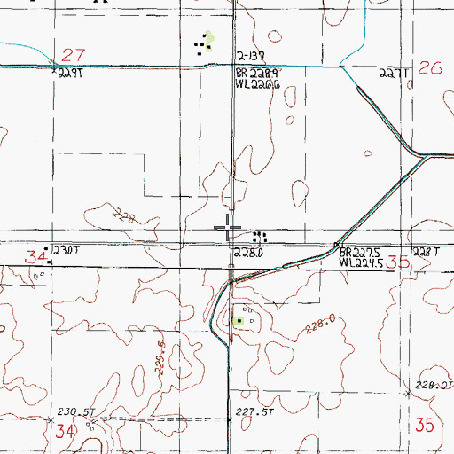 Topographic Map of Howell School (historical), IL