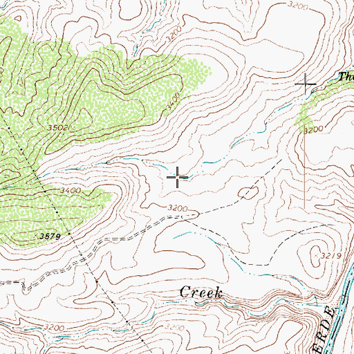 Topographic Map of Laddens Tank, AZ