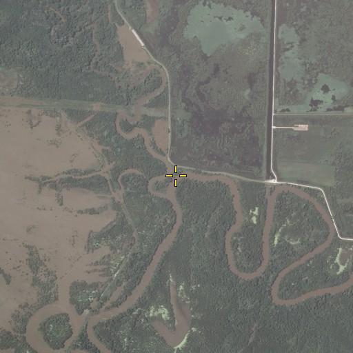 Aerial/Satellite Image of Hurricane Creek, IL