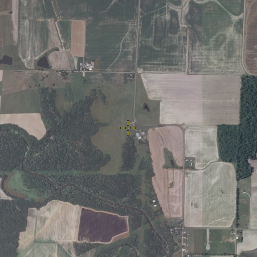 Aerial/Satellite Image of Indian Hill Cemetery, IL