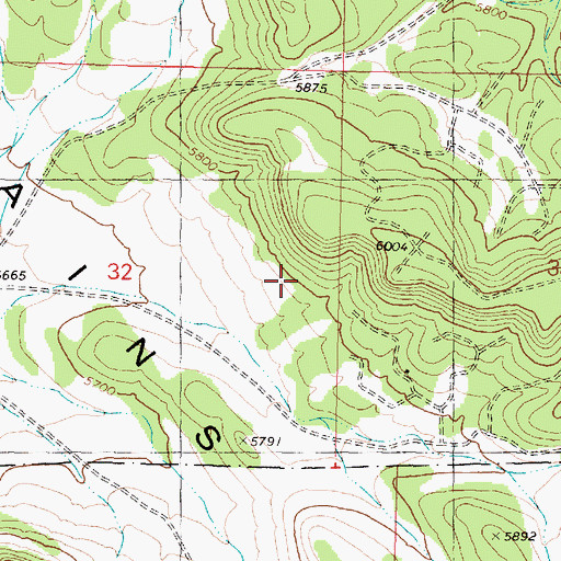 Topographic Map of Norton Well, AZ