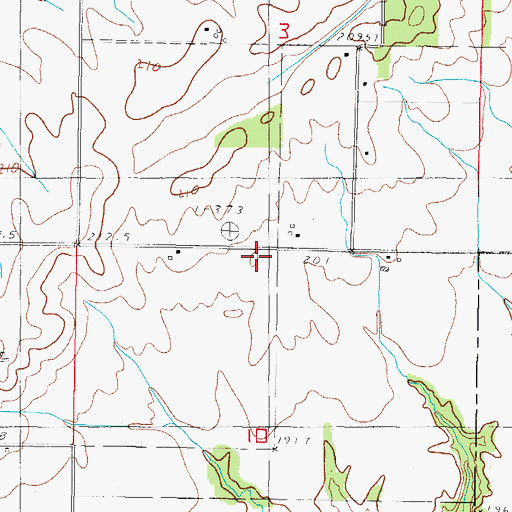 Topographic Map of Jack Oak School (historical), IL