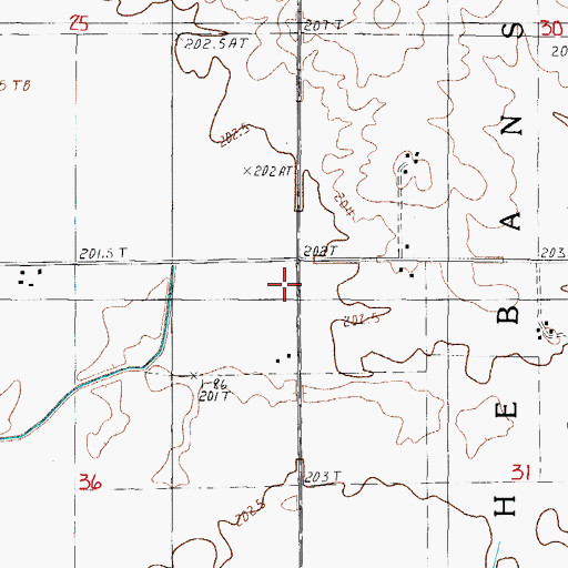 Topographic Map of Jackson School (historical), IL