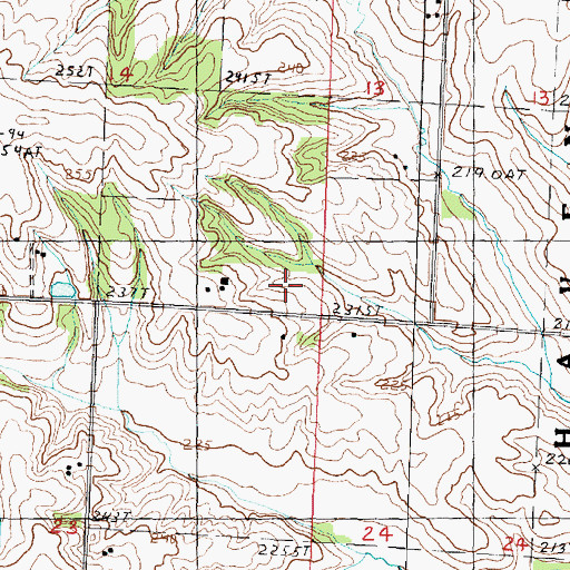 Topographic Map of Jackson School (historical), IL