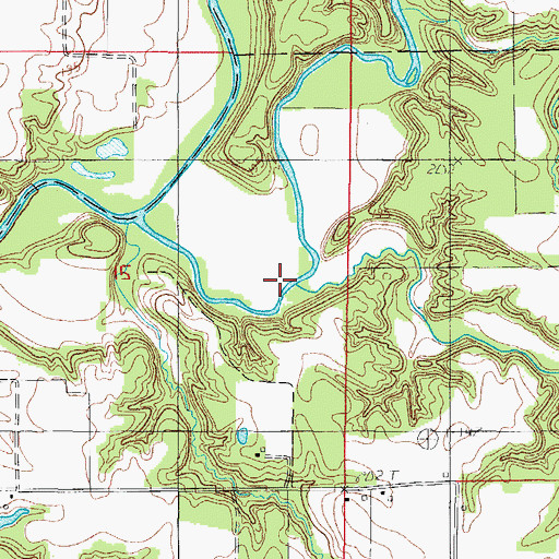 Topographic Map of Jakes Branch, IL