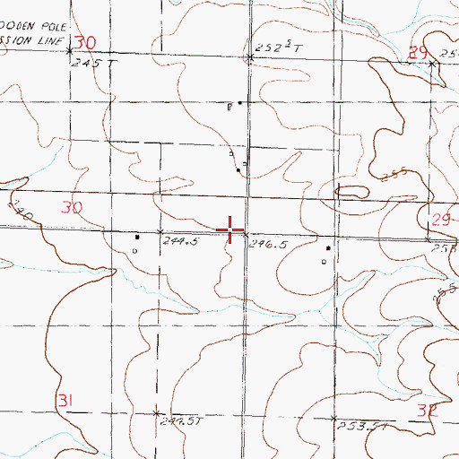Topographic Map of Jamison School (historical), IL