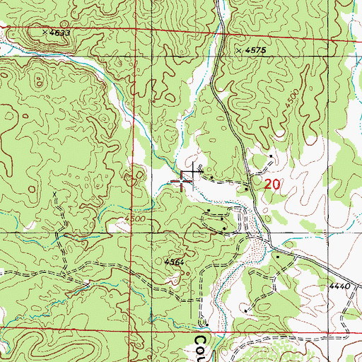 Topographic Map of Skully Valley, AZ