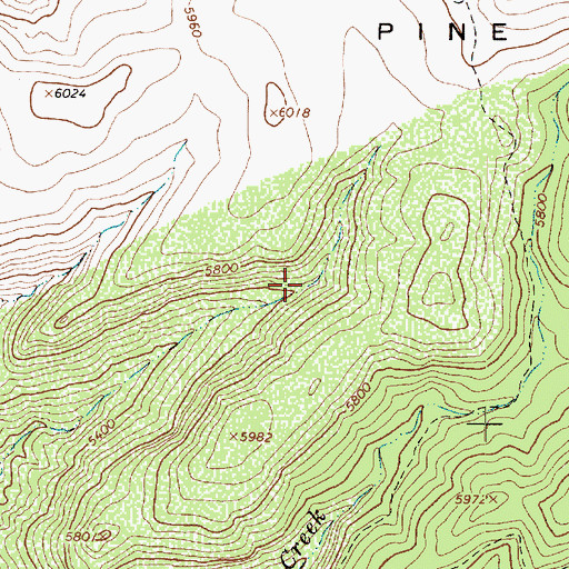 Topographic Map of Rodeer Spring, AZ