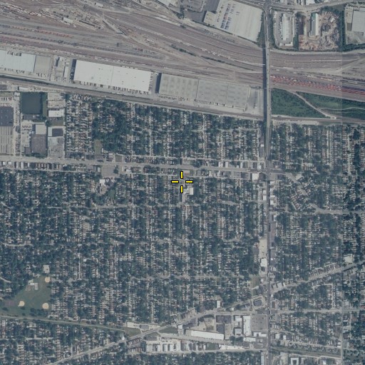 Aerial/Satellite Image of Jefferson Elementary School, IL