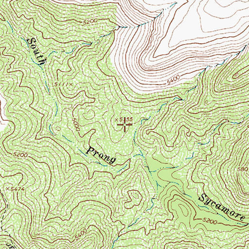 Topographic Map of Rabbit Spring, AZ