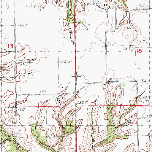 Topographic Map of Jersey College School (historical), IL