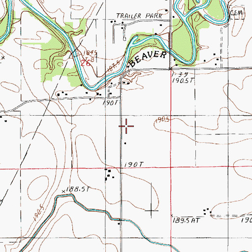 Topographic Map of Jones School (historical), IL