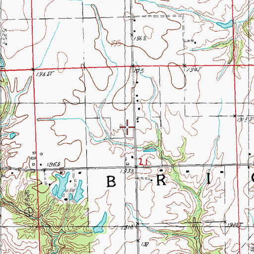 Topographic Map of Jonesboro School (historical), IL