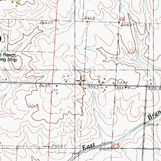 Topographic Map of Judson School (historical), IL