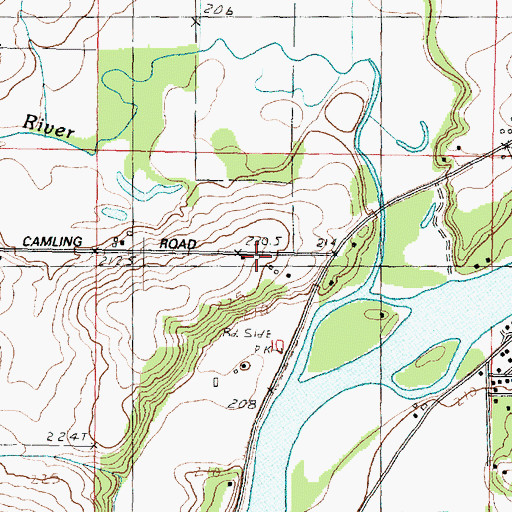 Topographic Map of Junction School (historical), IL