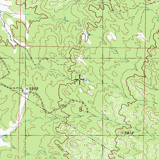 Topographic Map of Contreras Trick Tank, AZ