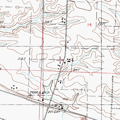 Topographic Map of Knox School (historical), IL
