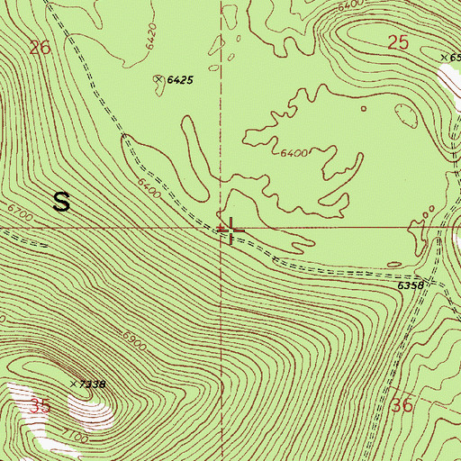 Topographic Map of Trick Tank, AZ