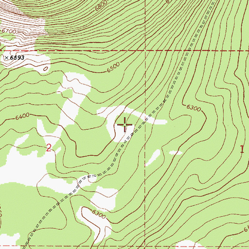 Topographic Map of Trick Tank, AZ