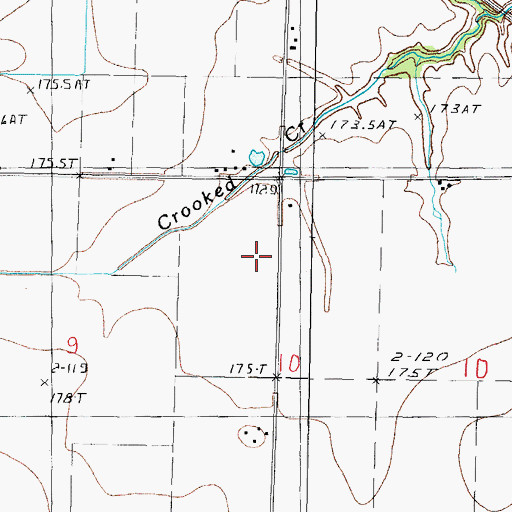 Topographic Map of Lacey School (historical), IL