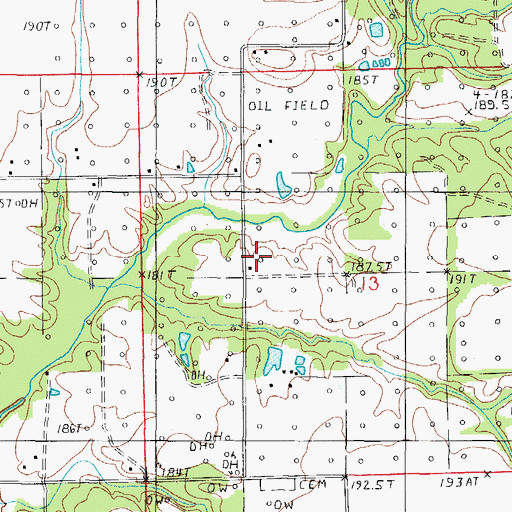 Topographic Map of Lacey School (historical), IL