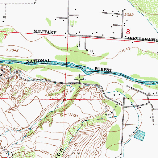 Topographic Map of Young Tank, AZ
