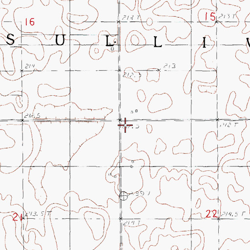 Topographic Map of Lamb School (historical), IL