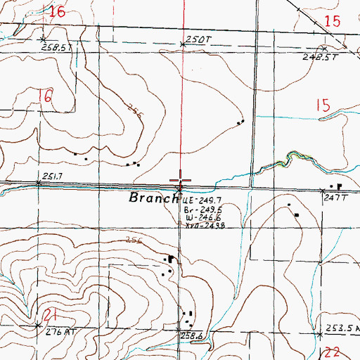 Topographic Map of Lamb School (historical), IL