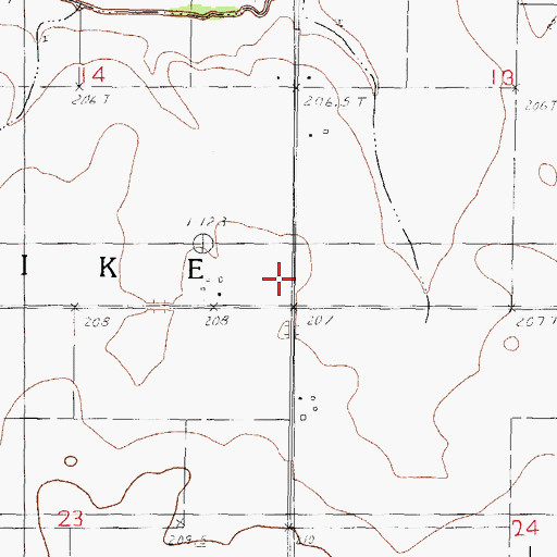 Topographic Map of Lammatch School (historical), IL