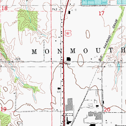 Topographic Map of Law School (historical), IL