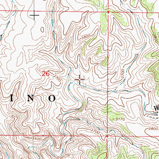Topographic Map of Wickiup Windmill, AZ