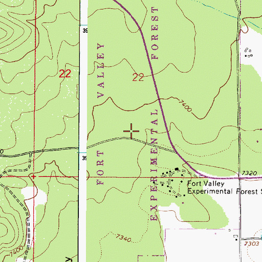 Topographic Map of G. A. Pearson Natural Area, AZ