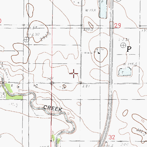 Topographic Map of Laycock School (historical), IL