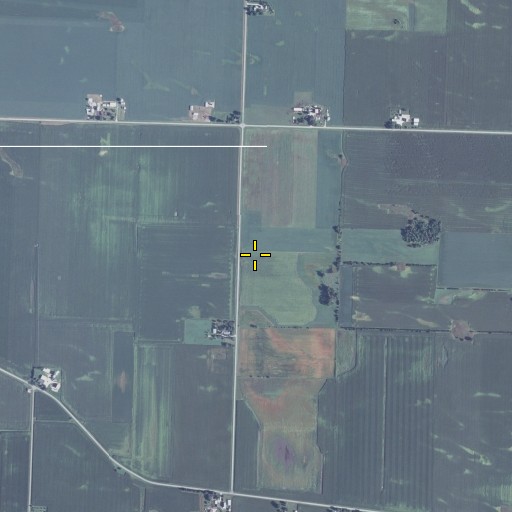 Aerial/Satellite Image of Leon School (historical), IL