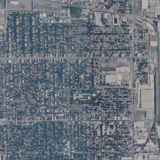 Aerial/Satellite Image of Lewis Elementary School, IL