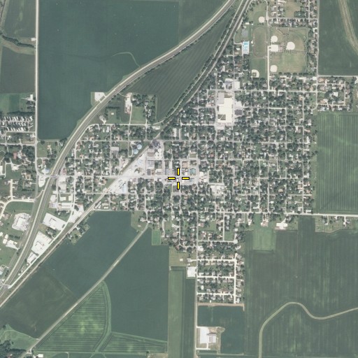 Aerial/Satellite Image of Lexington, IL