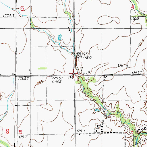 Topographic Map of Liberty School (historical), IL