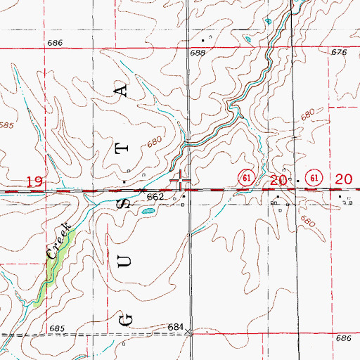 Topographic Map of Liberty School (historical), IL