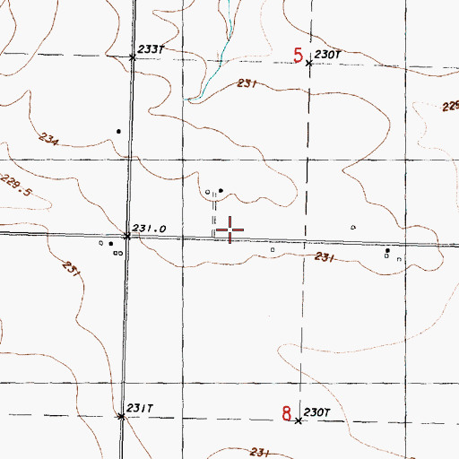 Topographic Map of Liberty School (historical), IL
