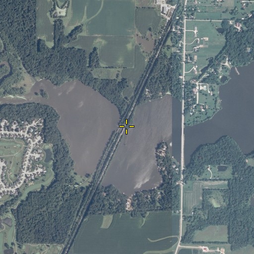 Aerial/Satellite Image of Lick Creek, IL